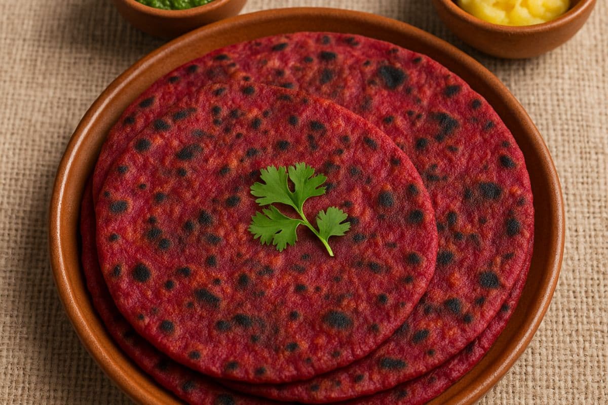 beetroot paratha