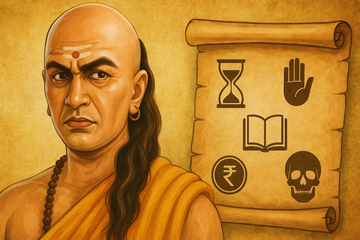 Chanakya Niti: जन्म से पहले आपकी किस्मत में लिख दी जाती हैं ये चीजें, सबसे ताकतवर इंसान भी नहीं सकता मिटा