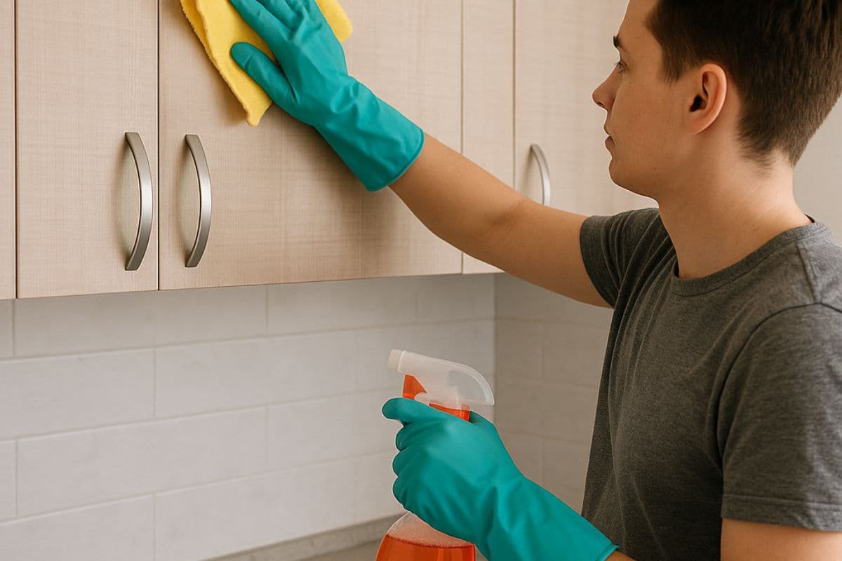Cleaning Tips: जिद्दी दाग होंगे आसानी से दूर, अपनाएं किचन की कैबिनेट को साफ करने के असरदार तरीके