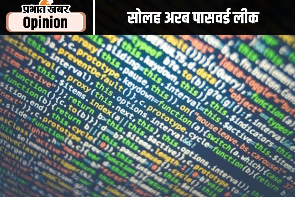 सोलह अरब पासवर्डों के लीक होने के मायने