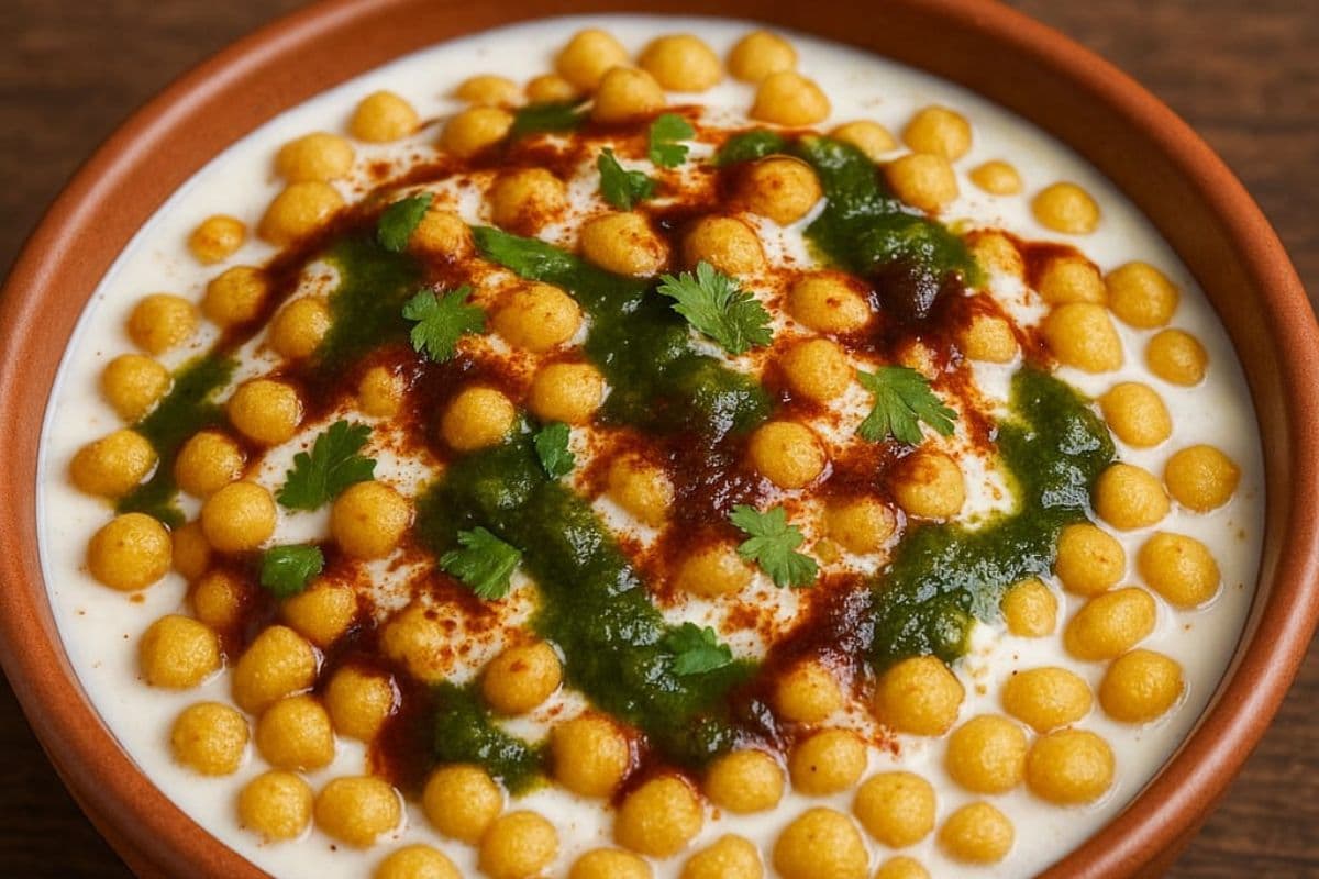 dahi boondi chaat dahi boondi chaat