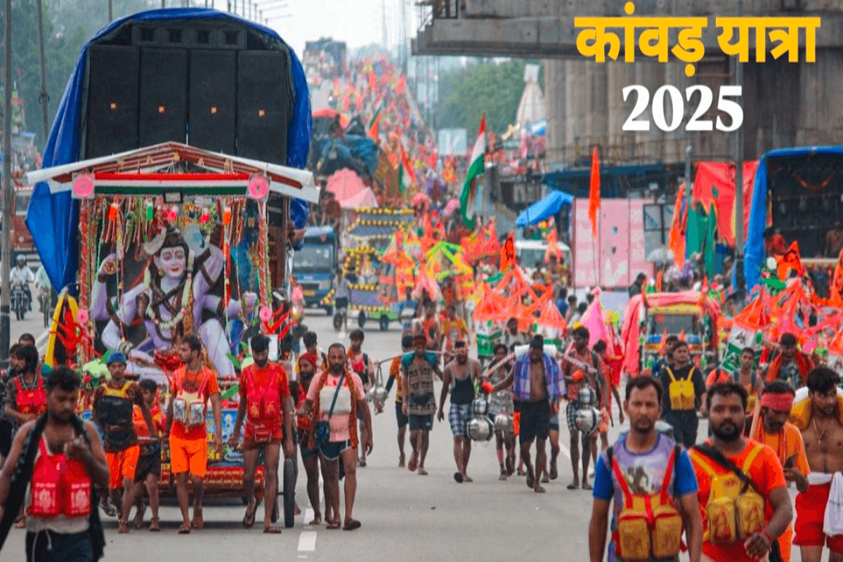 शिवभक्तों का फूटा गुस्सा, डीजे रोकने पर सड़क पर उतरे कांवड़िए, पुलिस से भिड़ंत, एक की बिगड़ी हालत