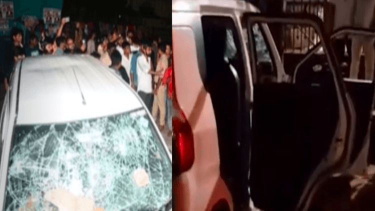 फुटपाथ पर मौत बनकर आई वैगन-आर, बुजुर्ग महिला समेत दो की गई जान, दो घायल