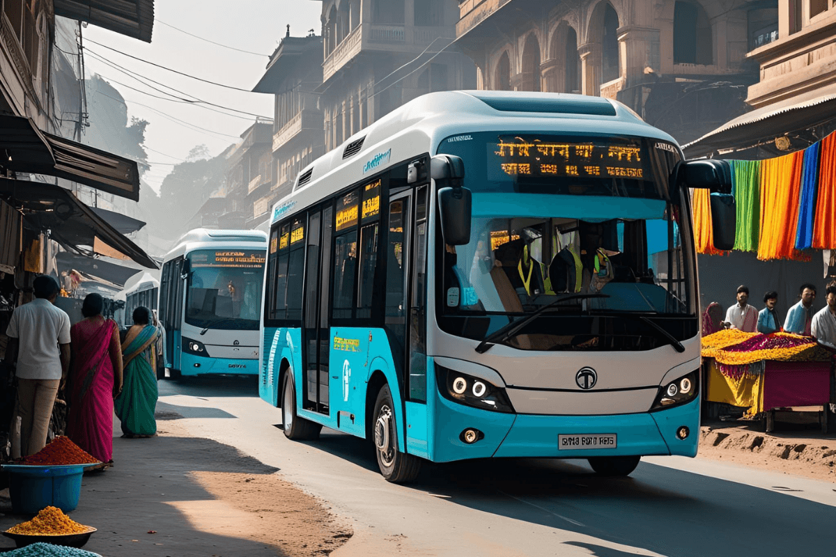 electric buses on bihar road