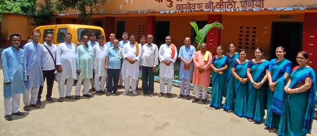 शिशु मंदिर बासुदेवपुर में मासांत बैठक में नयी शिक्षा नीति पर बल