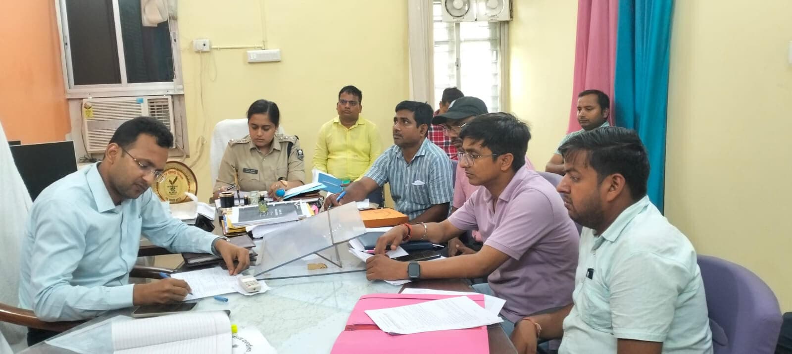 Samastipur News:एसडीओ ने तटबंध की स्थिति की ली जानकारी