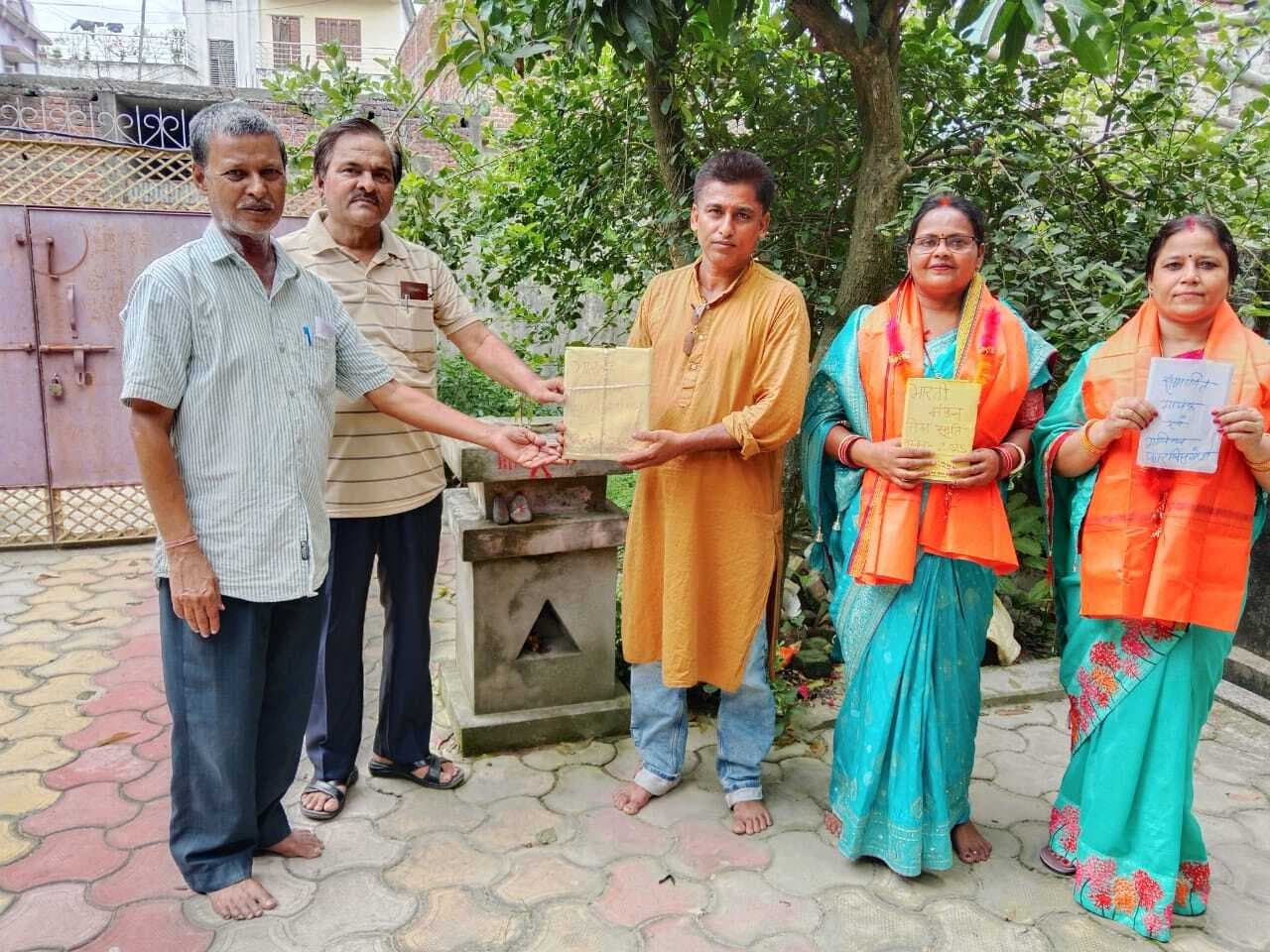 भारती मंडन मिश्र स्मृति संगीत सम्मान से सम्मानित किये गये संगीतज्ञ दंपती