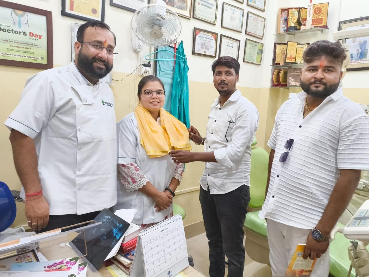 धरती के भगवान को मिला सम्मान