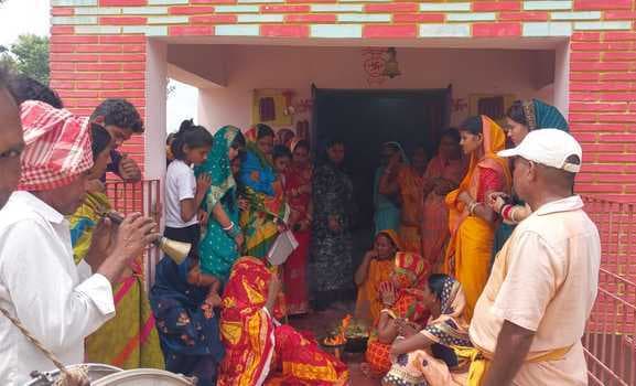 हरिनचारा काली मंदिर में धूमधाम से मनाया गया वार्षिक पूजनोत्सव