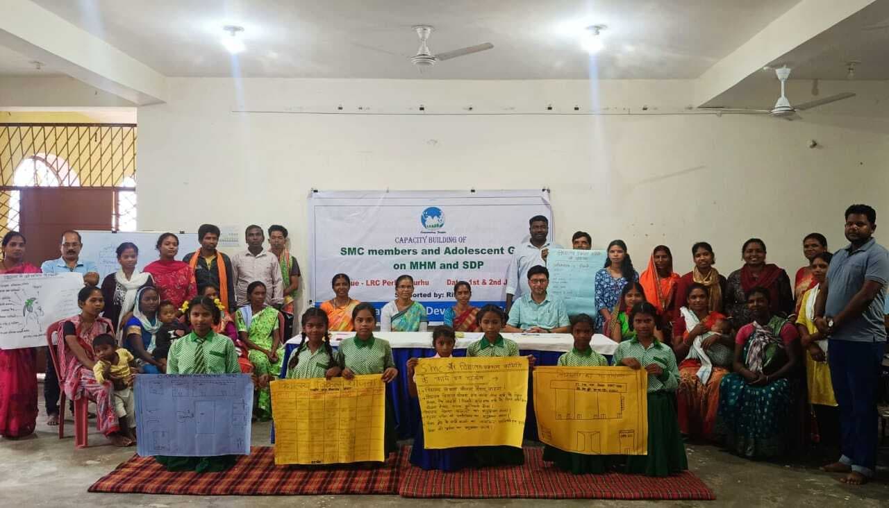 किशोरियों को दी गयी माहवारी स्वच्छता प्रबंधन की जानकारी