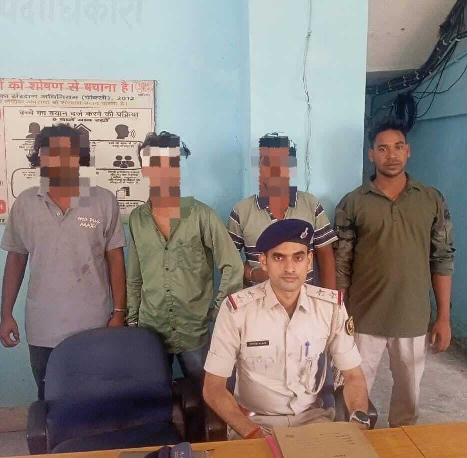 एससी-एसटी एक्ट में पुलिस ने तीन आरोपितों को भेजा जेल