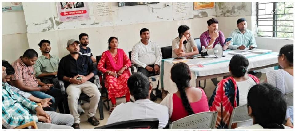 नवनियुक्त एएनएम को दिया प्रशिक्षण