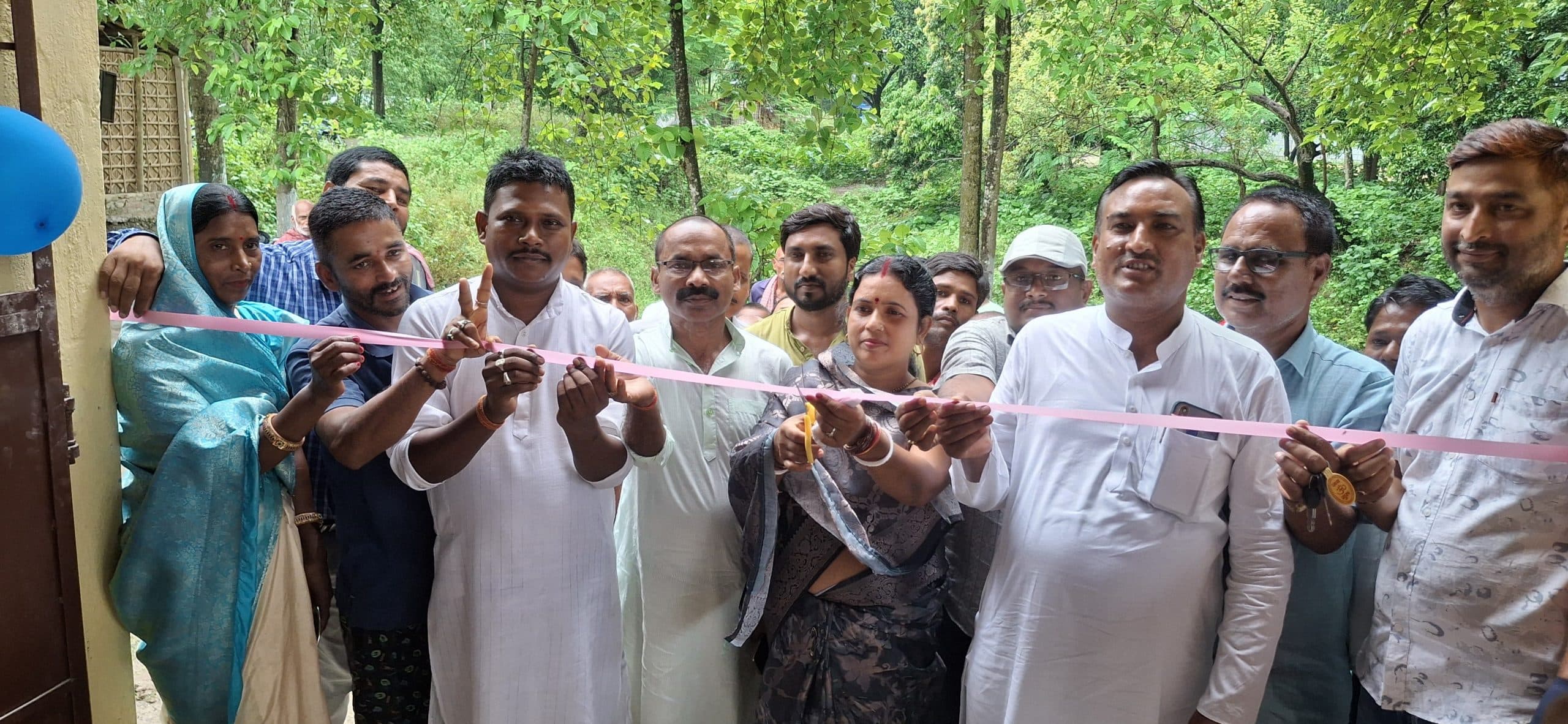 पोठिया पंचायत में कचरा प्रसंस्करण इकाई का किया उद्धघाटन