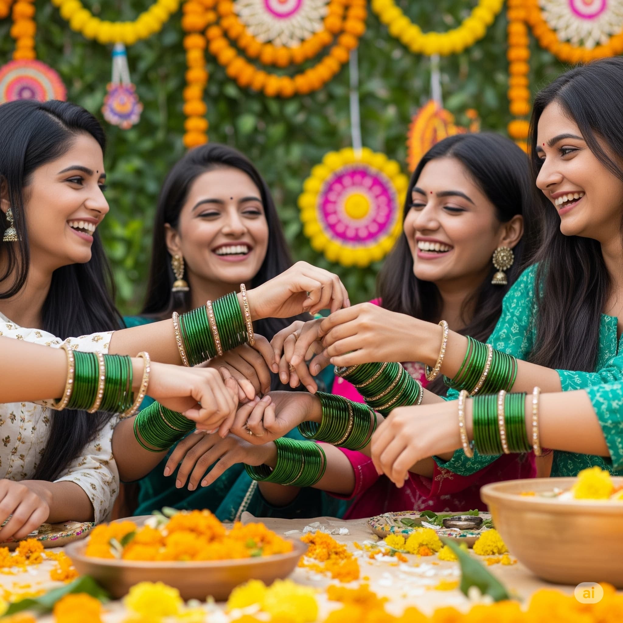 Motihari :सावन को लेकर हरी चूड़ियों से सजी बाजार