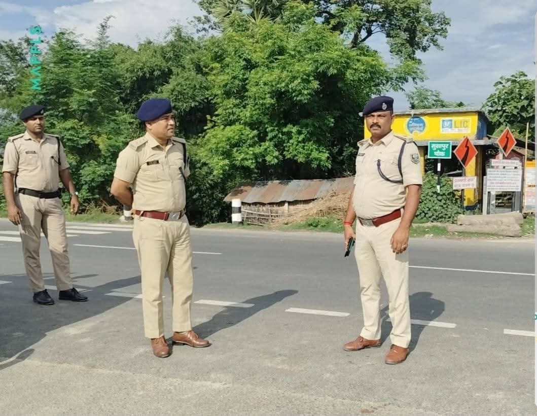 डीएसपी सद्दाम हुसैन ने क्षेत्र का जायजा लिया