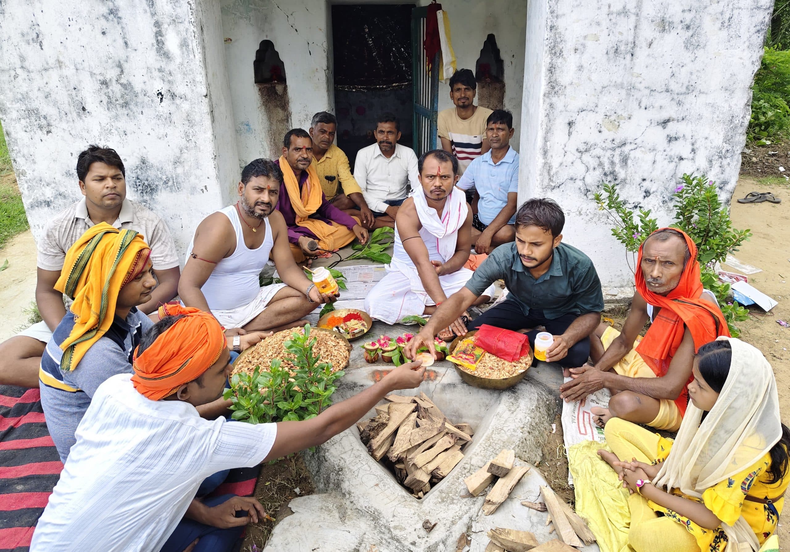 देवी मंदिर मिरचक में हवन के साथ असाढ़ी पूजा संपन्न