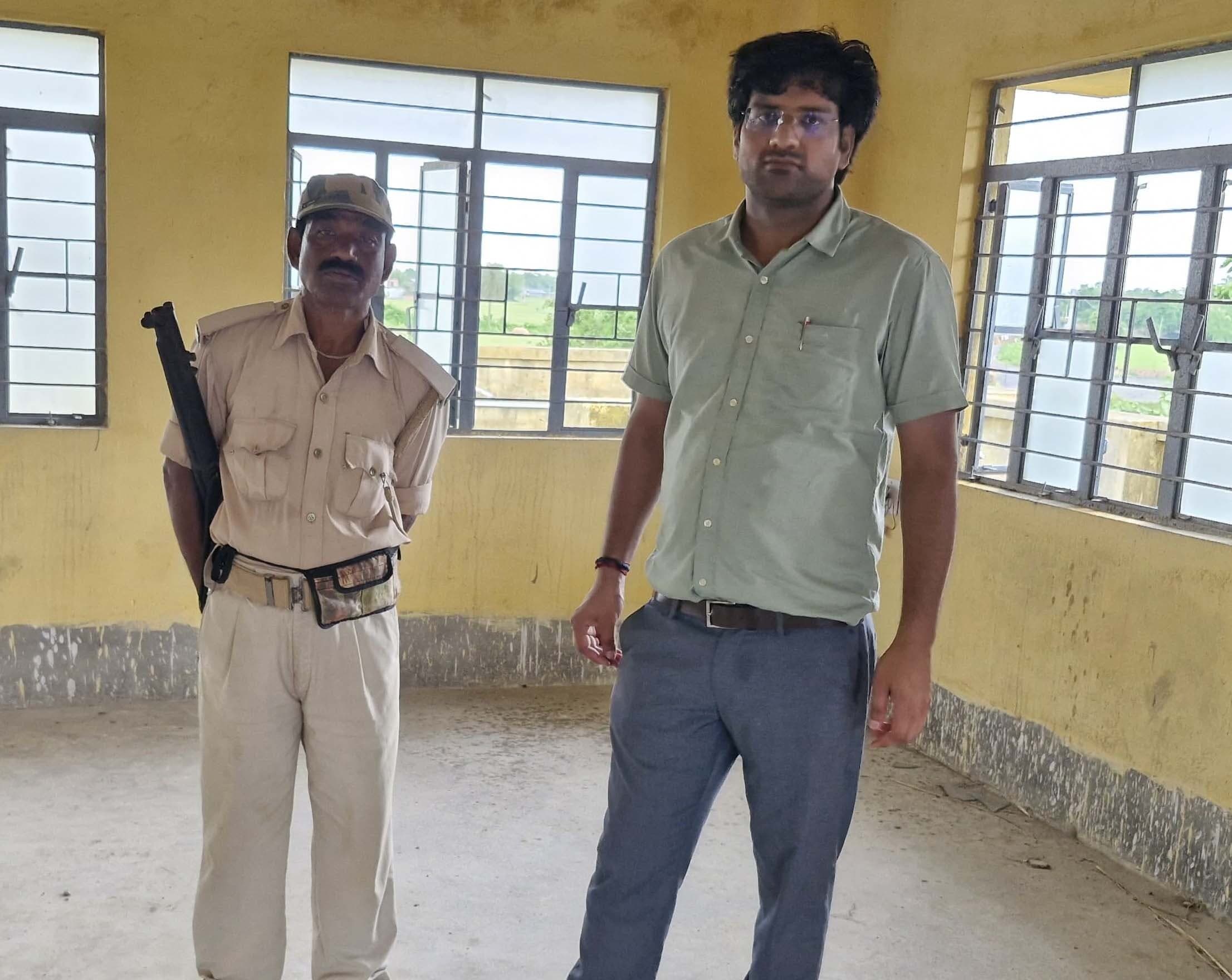 सिरसी व धुसमल में बनाया गया बाढ़ आश्रय स्थल, सीओ ने लिया जायजा