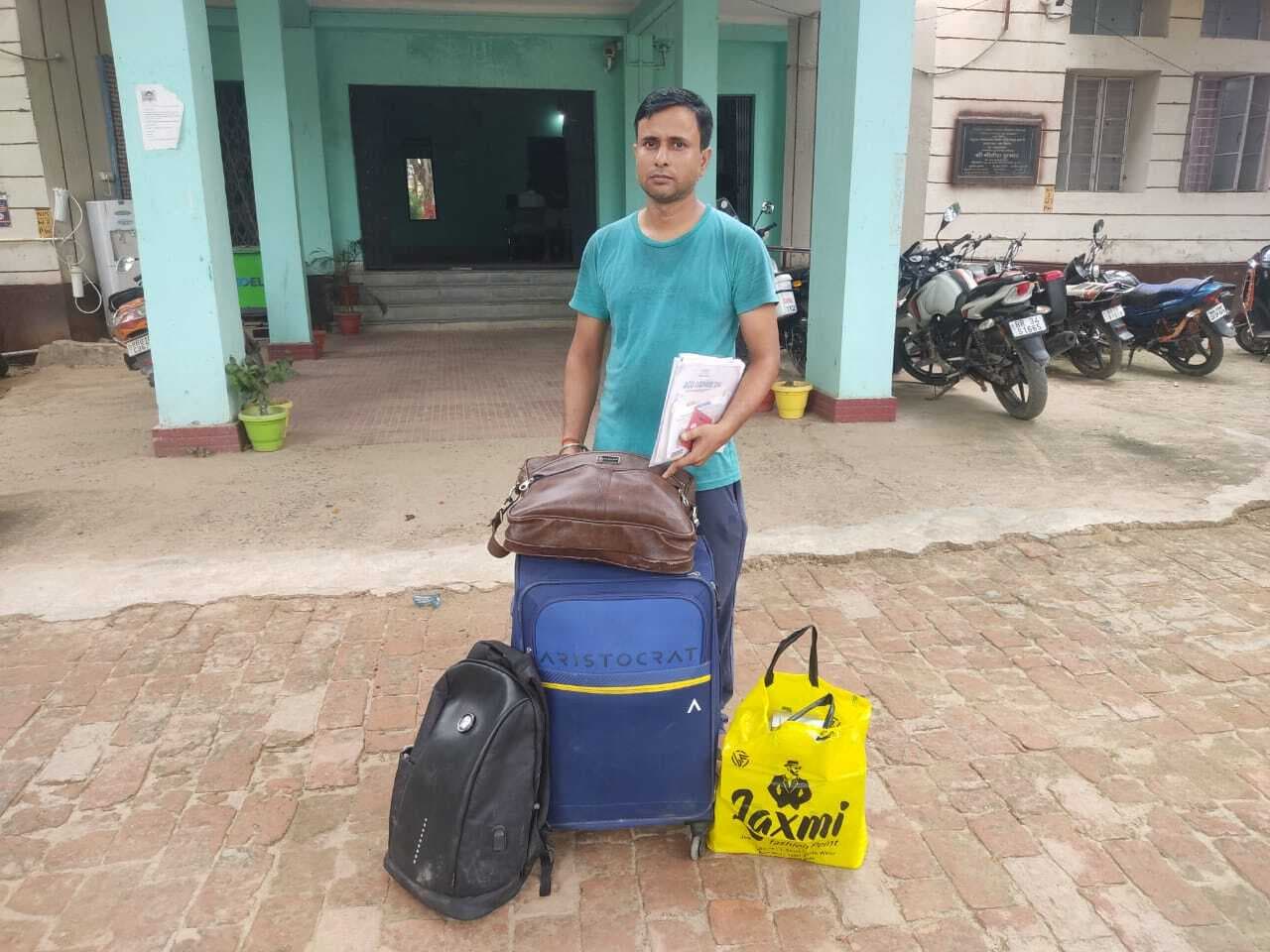 बख्तियारपुर पुलिस की तत्परता से जनहित एक्सप्रेस से चोरी हुआ यात्री का सामान बरामद