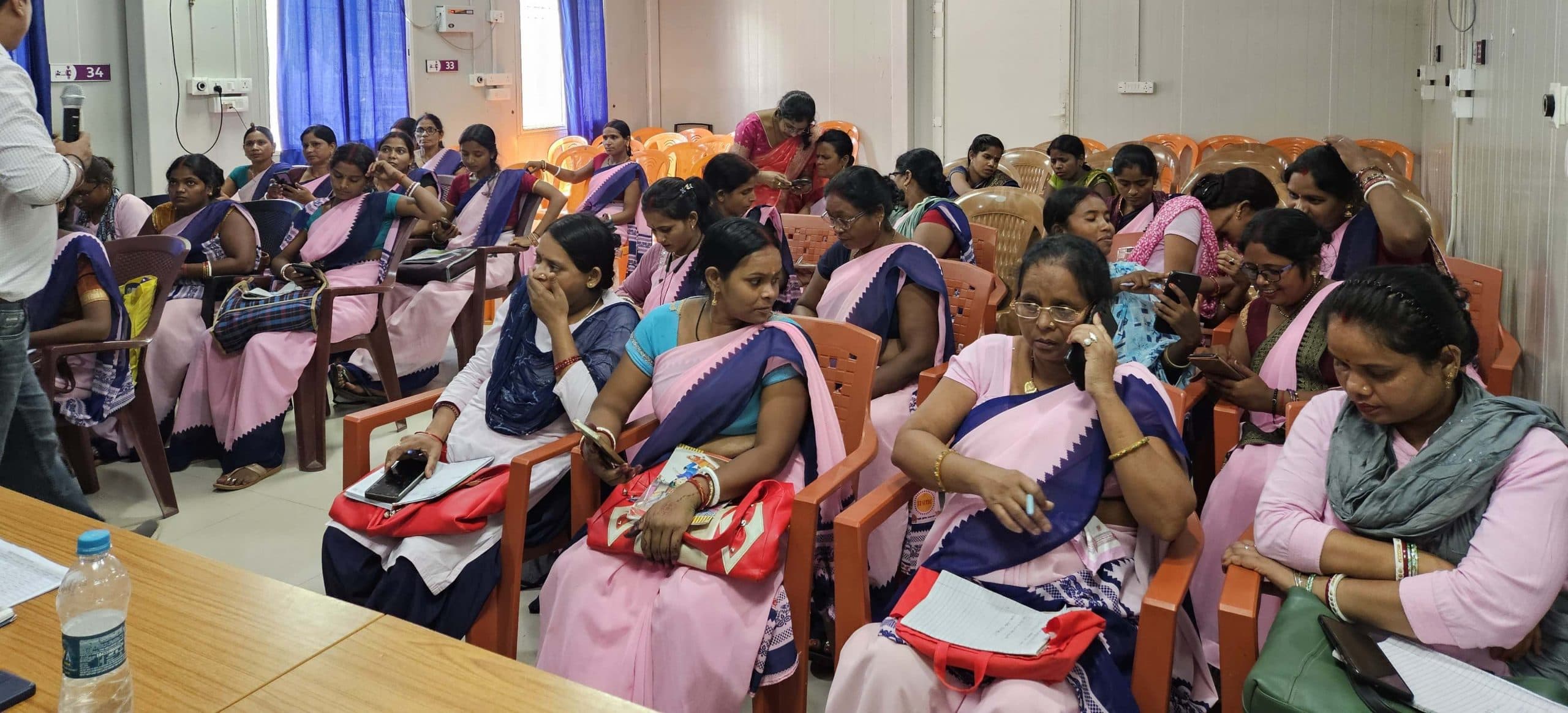 चिह्नित चैंपियन आशा को दिया गया स्वास्थ्य से संबंधित वेब एप्लिकेशन का प्रशिक्षण