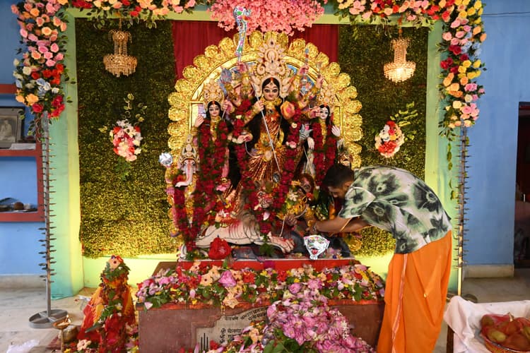 गुप्त नवरात्र : नवमी तिथि पर तांत्रिक विधि से हुई मां दुर्गा की पूजा