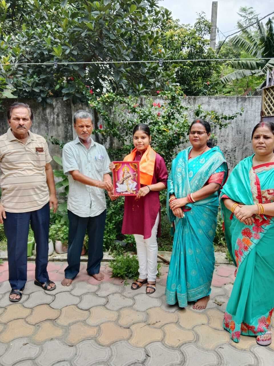 सिद्धि कुमारी को किया गया सम्मानित