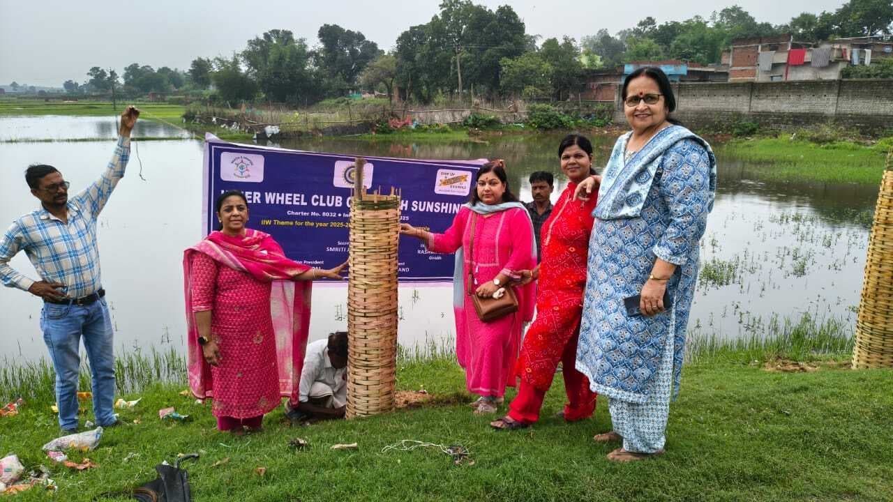 इनरव्हील क्लब ऑफ गिरिडीह सनशाइन ने स्कूल में चलाया पर्यावरण सुरक्षा अभियान