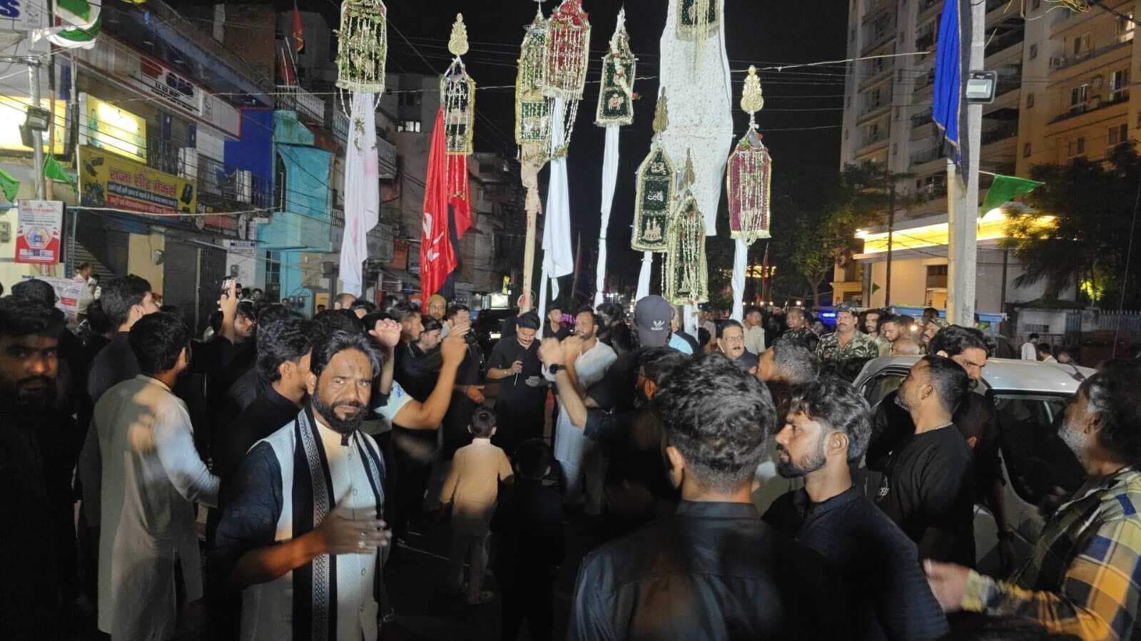 ranchi news : रांची में आठवीं मुहर्रम पर निकाला गया मातमी जुलूस