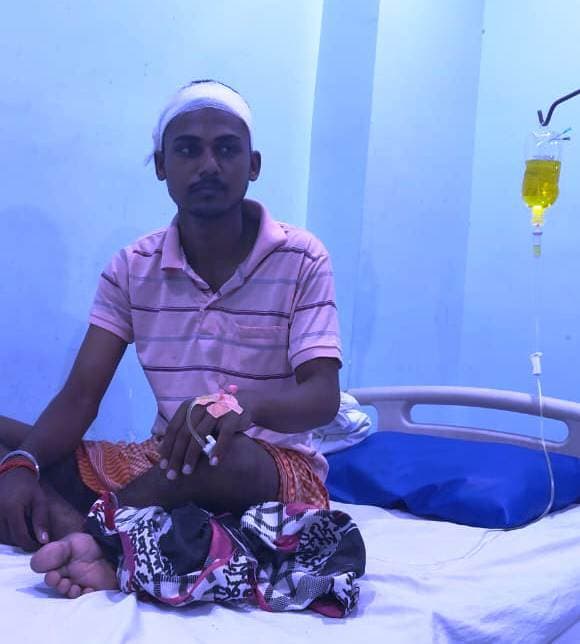 बहन को छोड़ने गये भाई को पीटकर किया घायल, रेफर