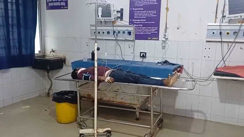 मुर्गा लदे पिकअप ने बाइक में मारी ठोकर, बाइक सवार जख्मी