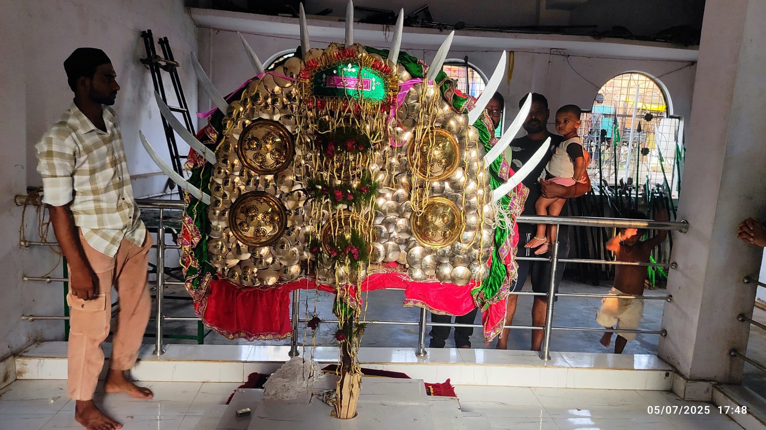 चार अलग-अलग जगहों पर ताजिया स्थापित, आज मनाया जाएगा मुहर्रम