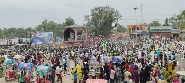 मुहर्रम की नवमी पर माड़र में निकाला गया छोटा ताजिया जुलूस, दसवीं आज