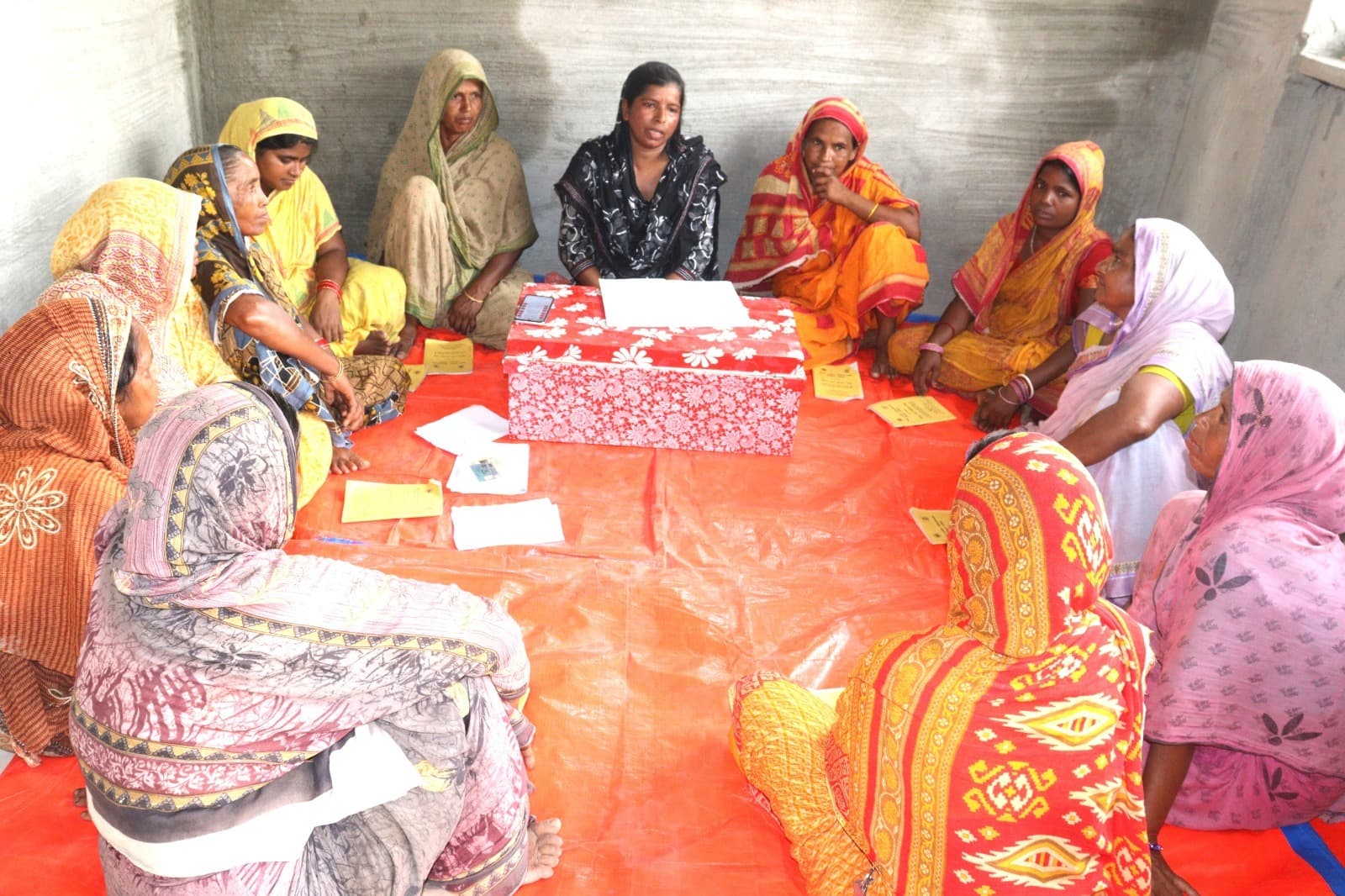 महिलाओं को समूह से जोड़ने की कवायद