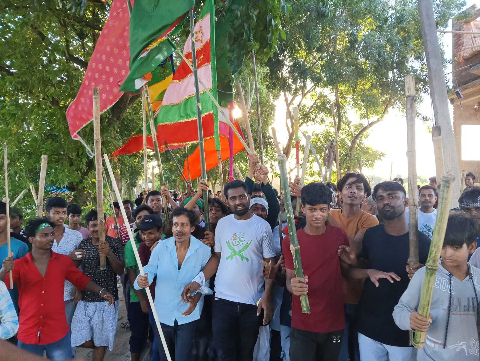 बारसोई में कड़ी सुरक्षा के बीच मुहर्रम पर्व शांतिपूर्ण संपन्न