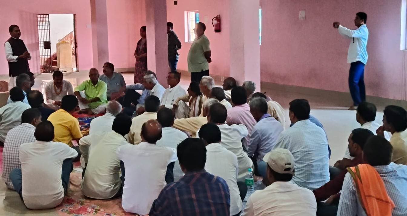 प्रबंधन कमेटी ने यादव धर्मशाला के विकास पर दिया जोर