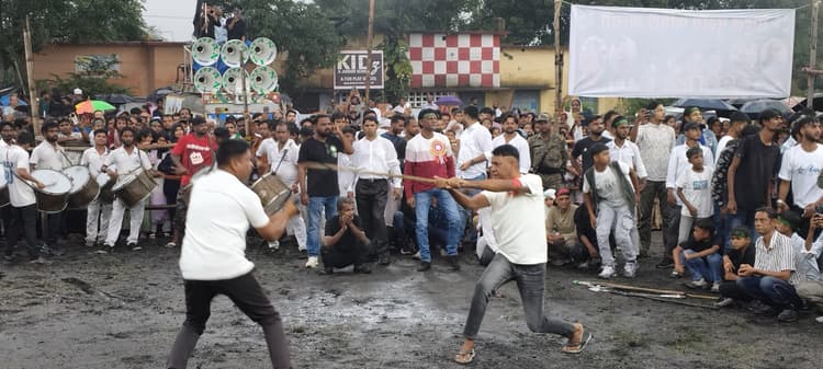 खलारी में निकला मुहर्रम का मातमी जुलूस