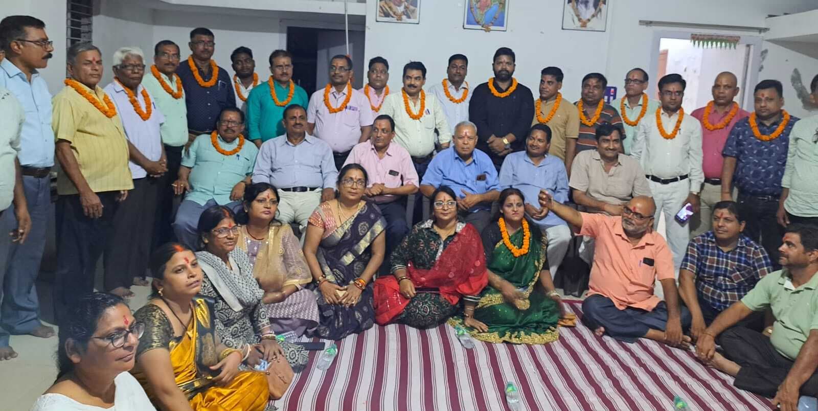 संघ के नवनिर्वाचित सदस्यों का किया गया अभिनंदन