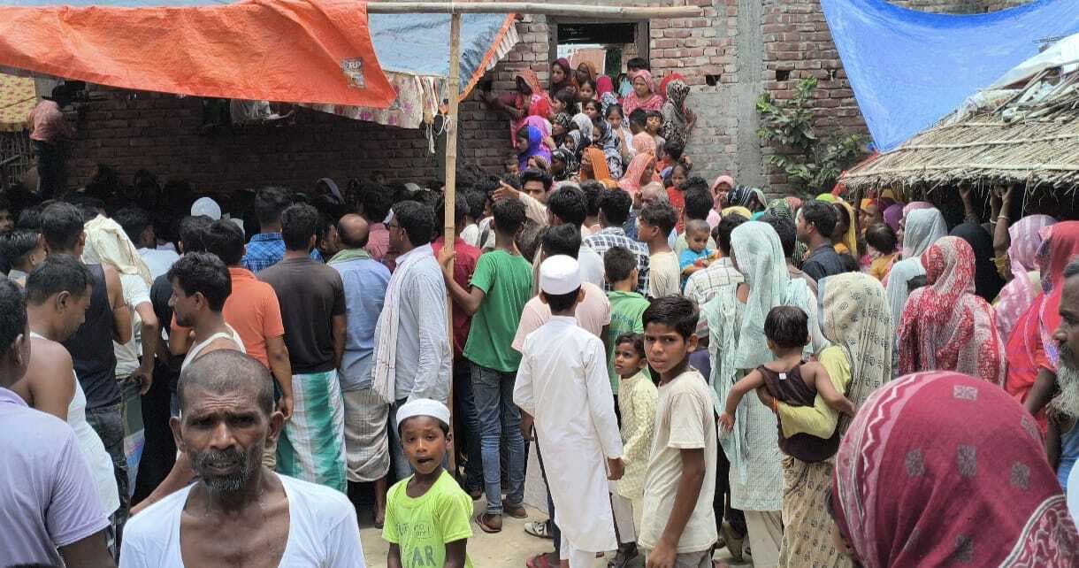 बंगलुरू में छत से गिरकर के मजदूर की मौत