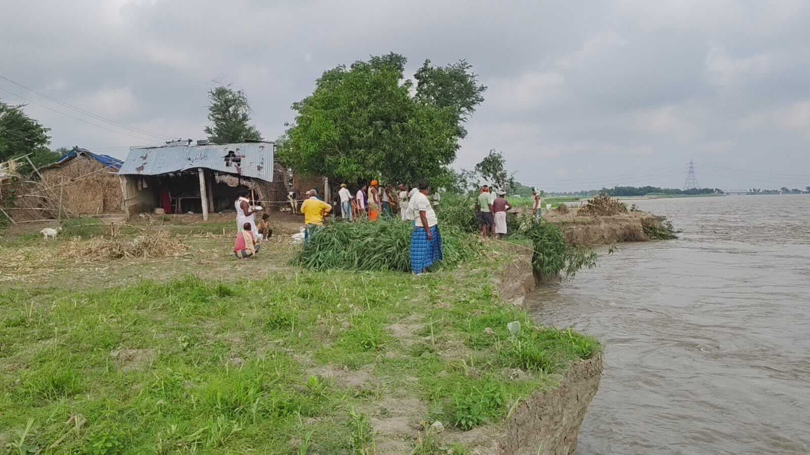 कोसी नदी के जद्द में आया सिसुआ गांव, तेज़ हुआ तटीय कटाव, जनसुरक्षा पर मंडराया संकट