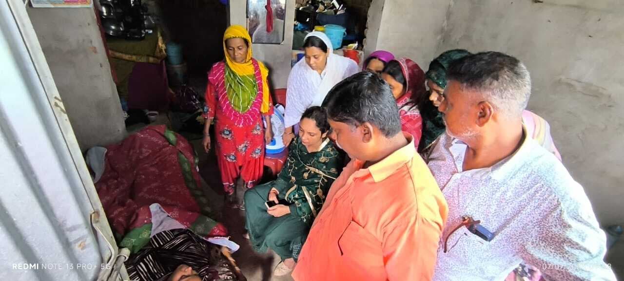 युवक की मौत के बाद अज्ञात वाहन चालक पर किया केस