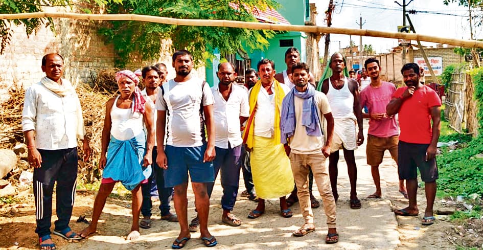 Bhagalpur news ग्रामीण चला रहे ब्राउन शुगर के खिलाफ रोको टोको अभियान