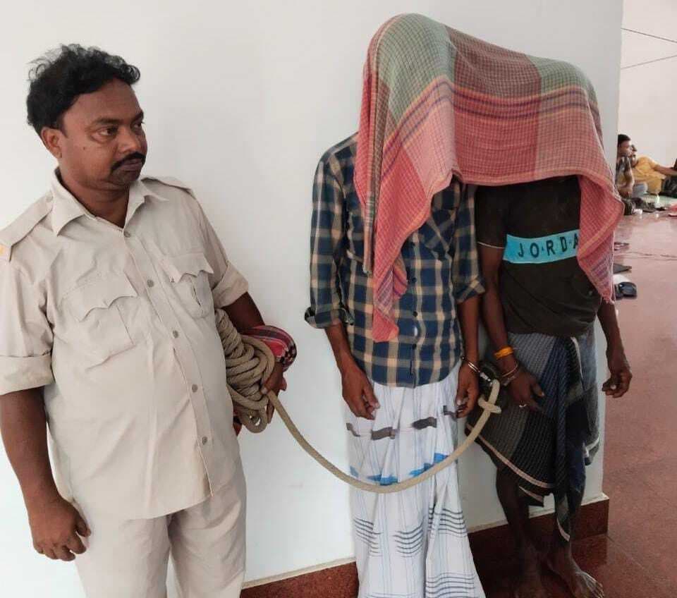 महेशपुर पुलिस ने दो वारंटी को भेजा जेल