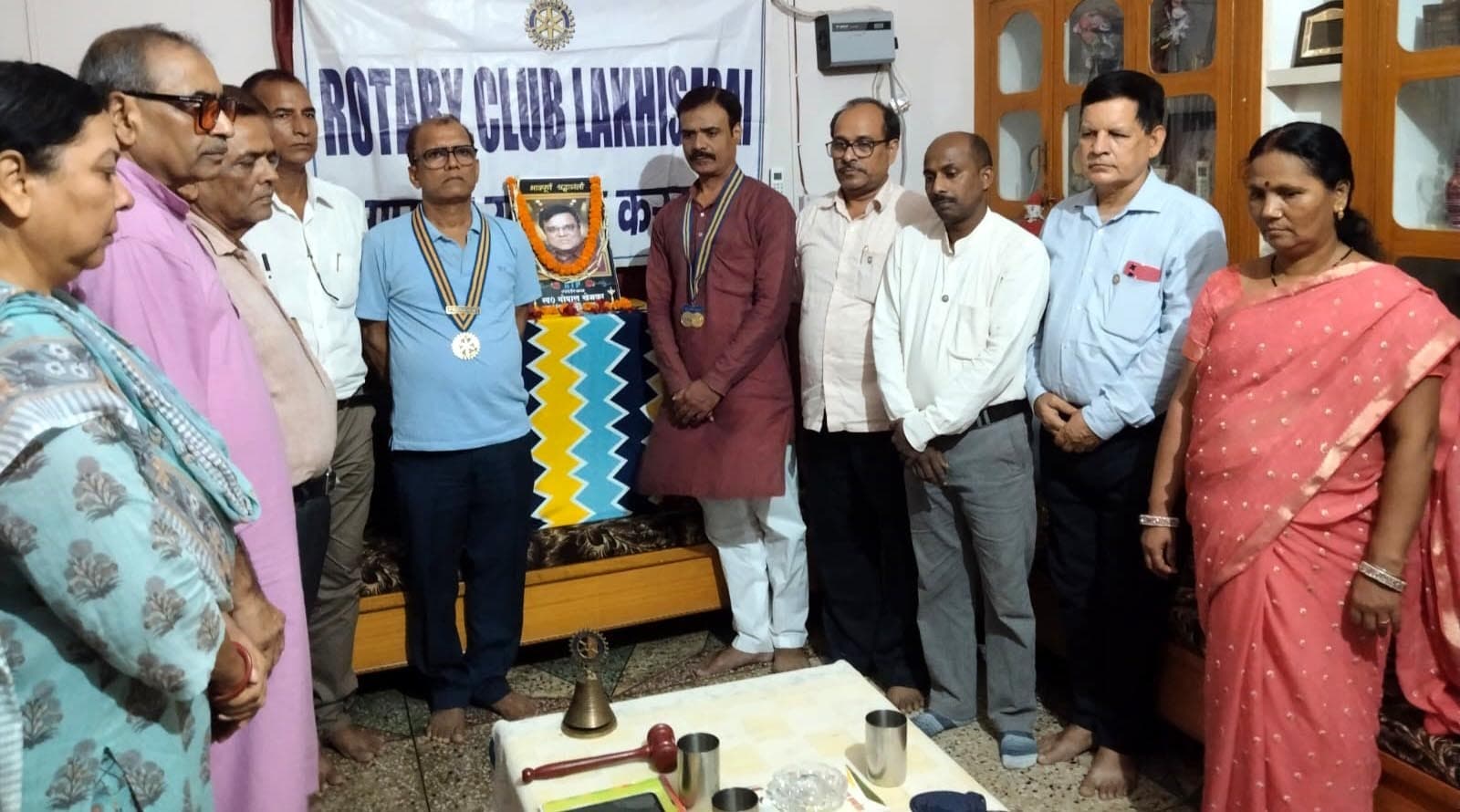 रोटरी क्लब के पूर्व डीजी गोपाल खेमका को दी गयी भावभीनी श्रद्धांजलि