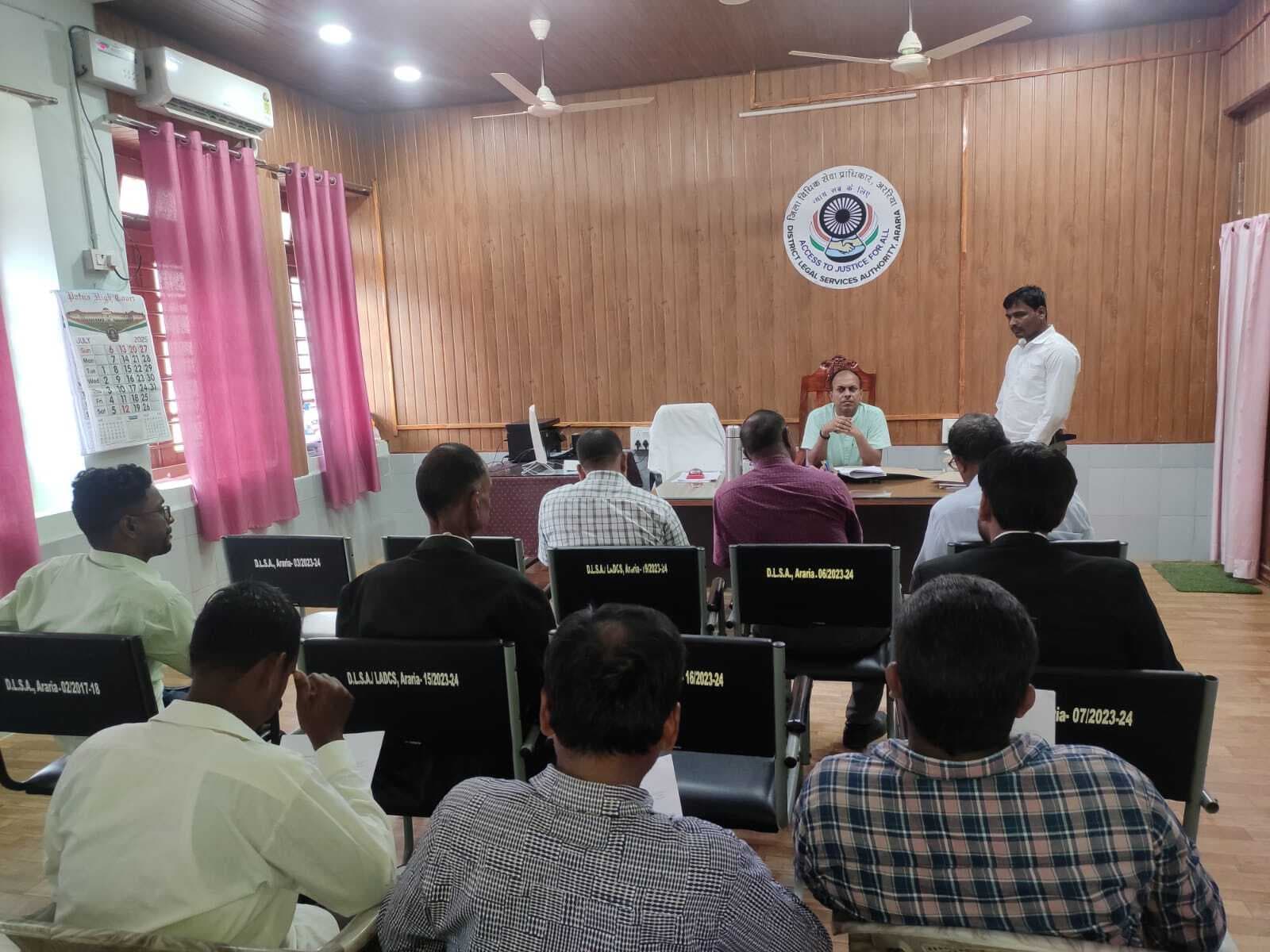 साथी अभियान की सफलता को लेकर पदाधिकारियों ने की चर्चा