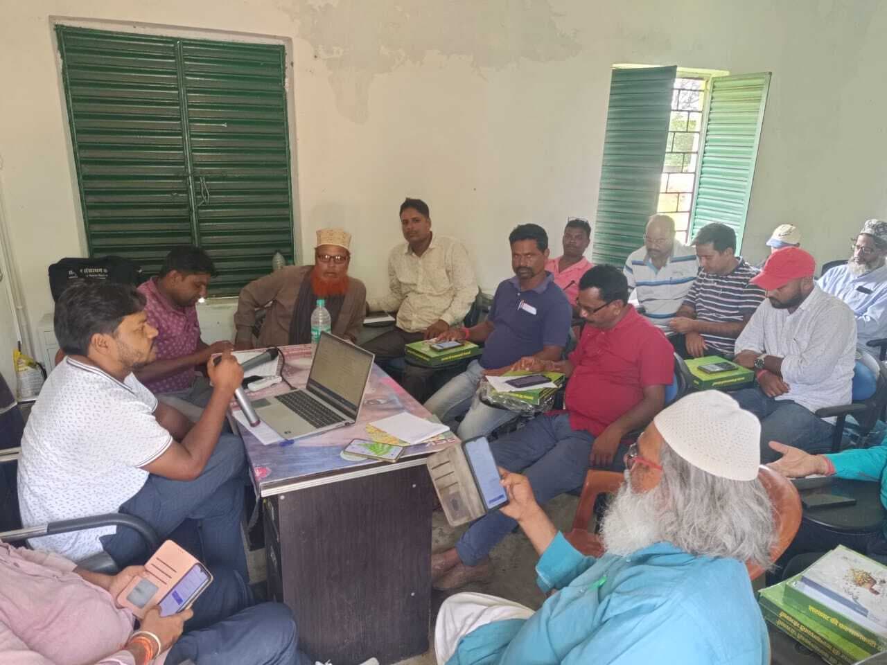 शिक्षकों को यू डायस प्लस का दिया गया प्रशिक्षण