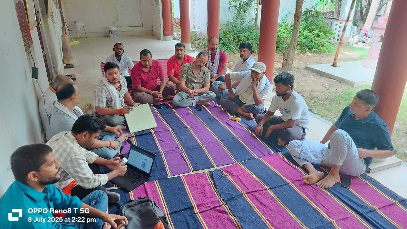 बूथ सशक्तिकरण को लेकर भाजपा कार्यकर्ताओं की हुई बैठक