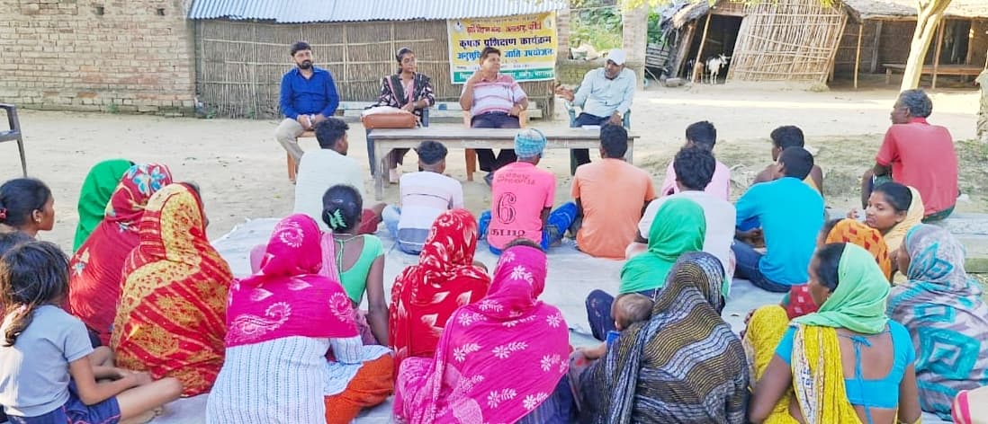 बैसा सीमा ग्राम में हुई किसान गोष्ठी