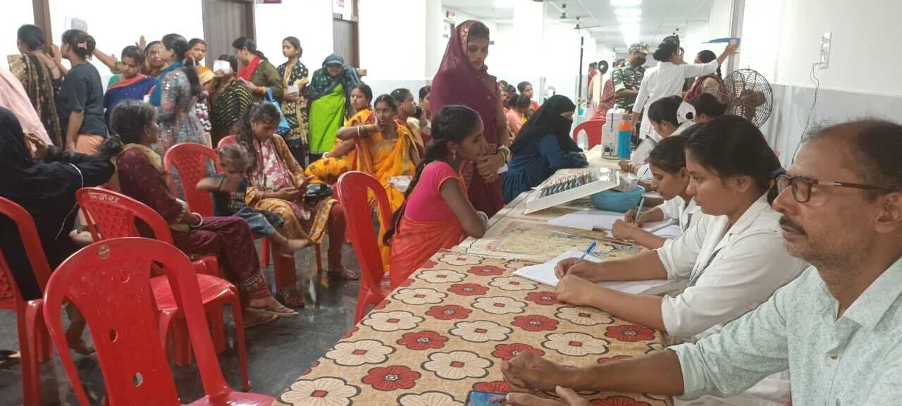 एएनसी जांच शिविर में एचआरपी की मिली 3 गर्भवतीफोटो संख्या -फोटो कैप्शन - 6. एएनसी जांच शिविर का आयोज