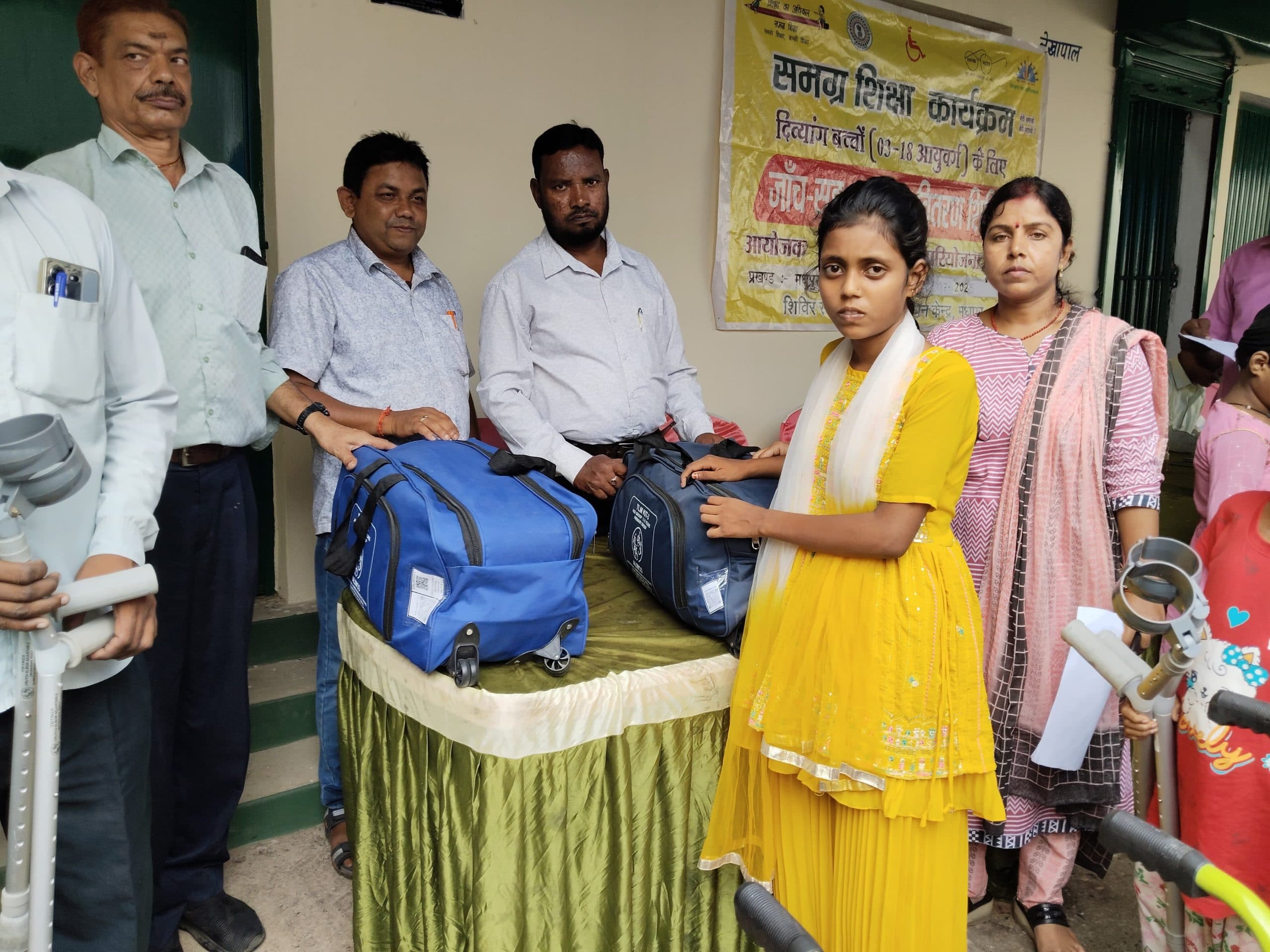 दिव्यांग बच्चों के लिए लगा नि:शुल्क जांच शिविर