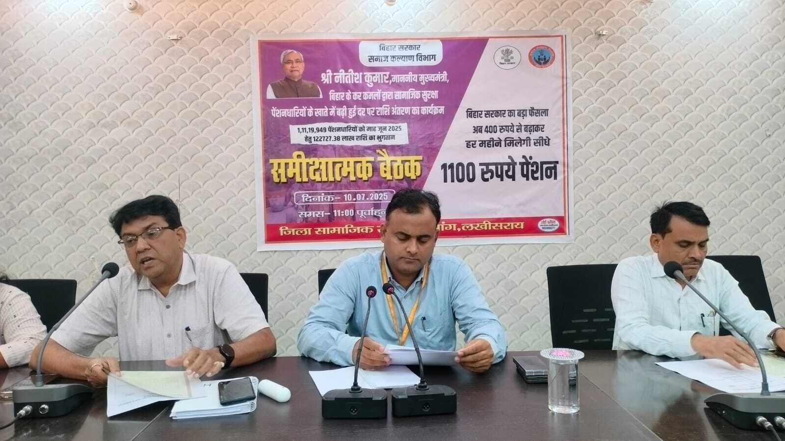 आज मुख्यमंत्री पेंशनधारियों को चार सौ की जगह 11 रुपये का करेंगे वितरण