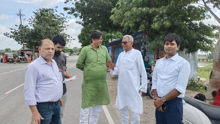 विशुनपुर में छाड़ी नदी पर पुल निर्माण की मांग होगी पूरी, इंजीनियरों की टीम ने किया निरीक्षण